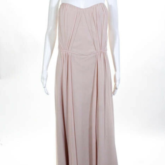 Lauren Ralph Lauren Silk NEW Zip Sweetheart Dress size 12 - Picture 1 of 8